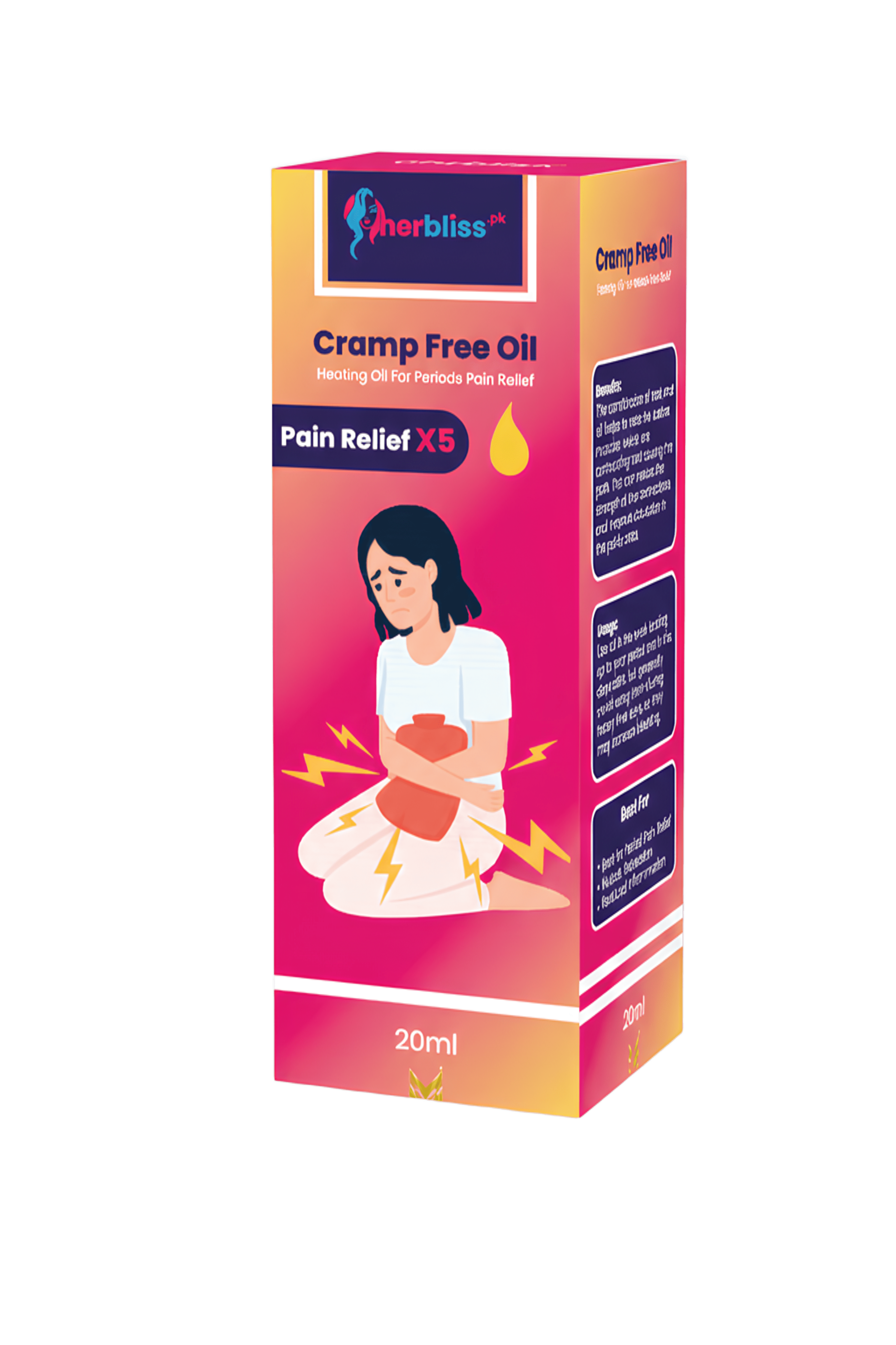 Herbliss Cramp Free Oil - Instant Pain Relief
